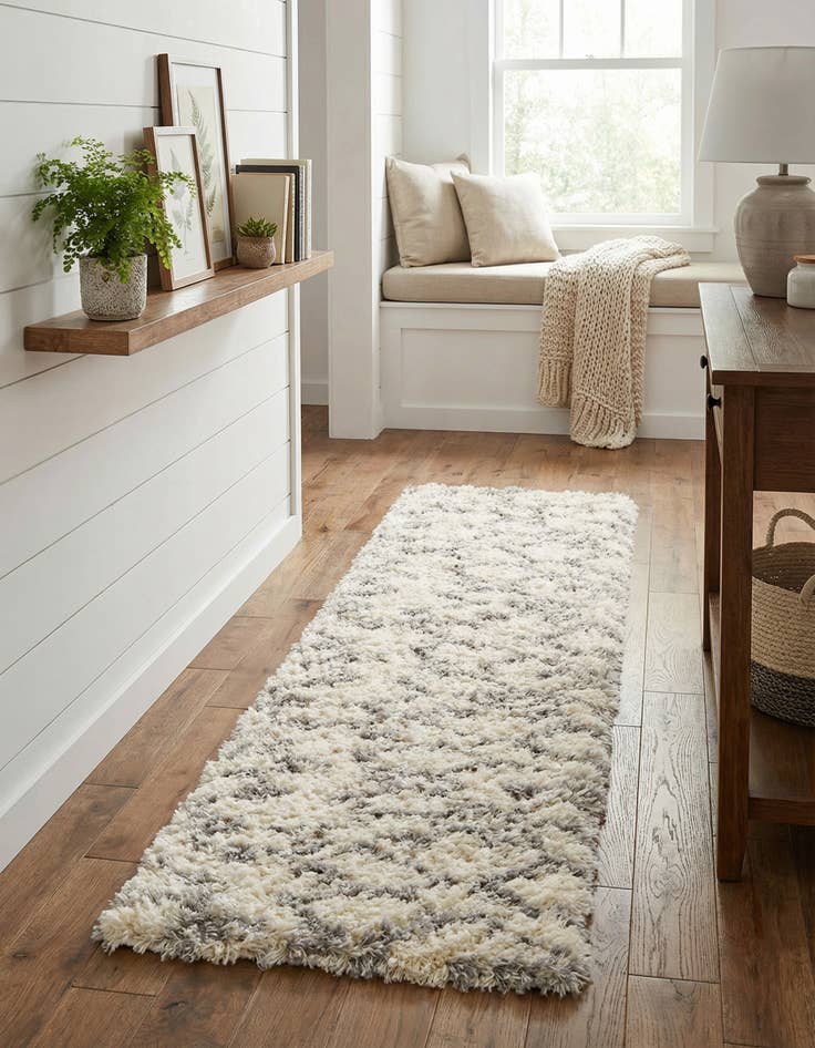 Detail image of 2' x 8' Infinity Shag Runner Rug