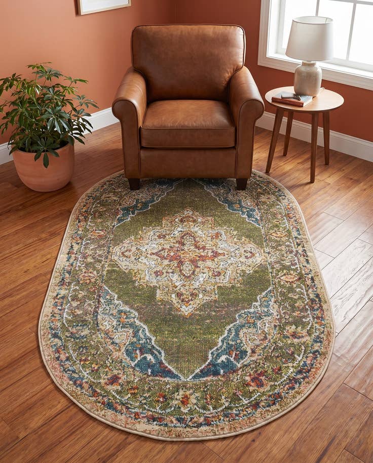 Detail image of 3' 3 x 5' 3 Isabella Oval Rug