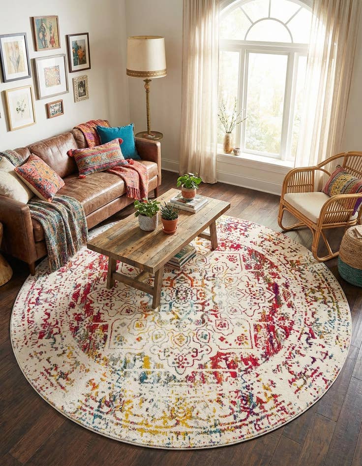 Detail image of 10' x 10' Arlington Round Rug