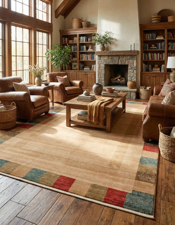 Detail image of 10' 6 x 16' 5 Kashkuli Gabbeh Rug