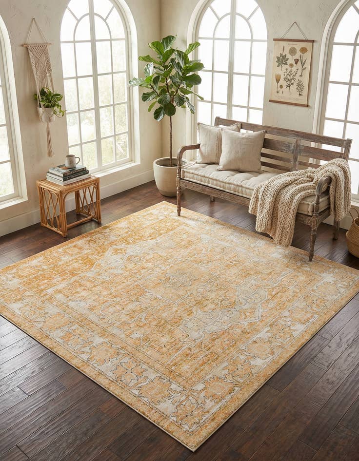 Detail image of 7' 10 x 7' 10 Isabella Square Rug