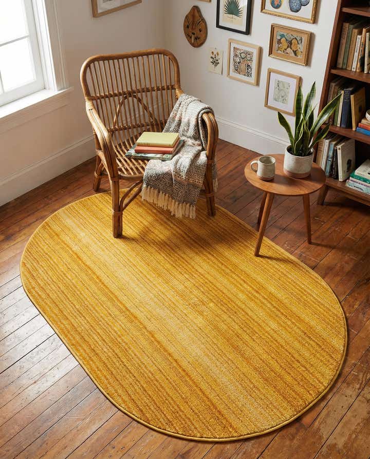 3' 3 x 5' 3 Gemstone Oval Rug
