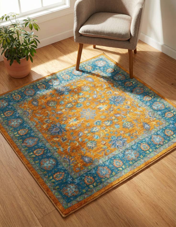 Detail image of 3' 3 x 3' 3 Medina Square Rug