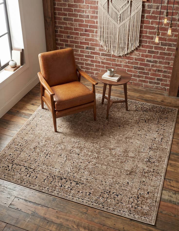 Detail image of 5' 3 x 5' 3 Villa Square Rug