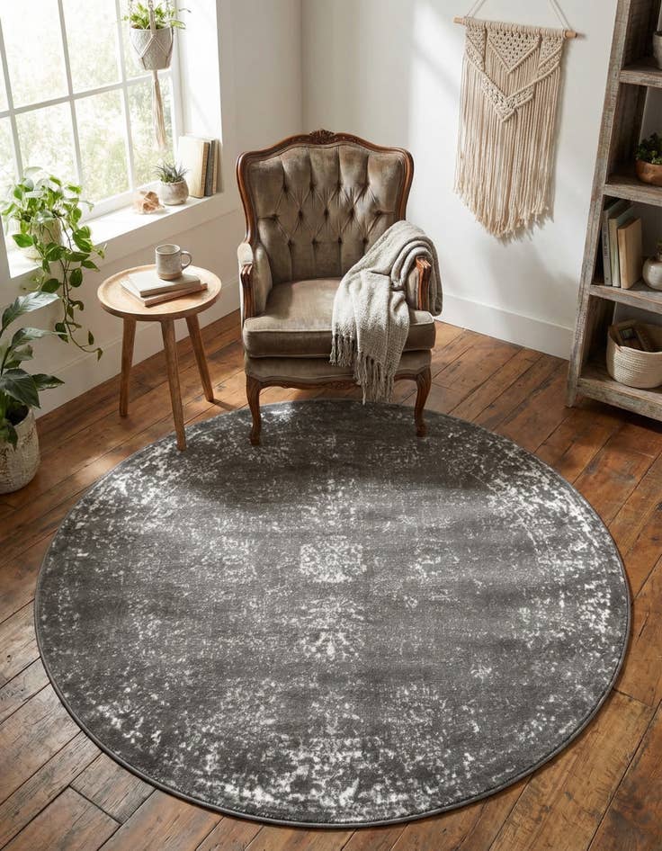 Detail image of 5' 3 x 5' 3 Monaco Round Rug