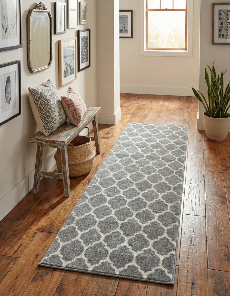 Detail image of 2' x 6' Lattice Runner Rug