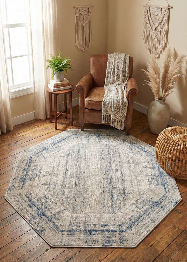 5' 3 x 5' 3 Deepa Octagon Rug