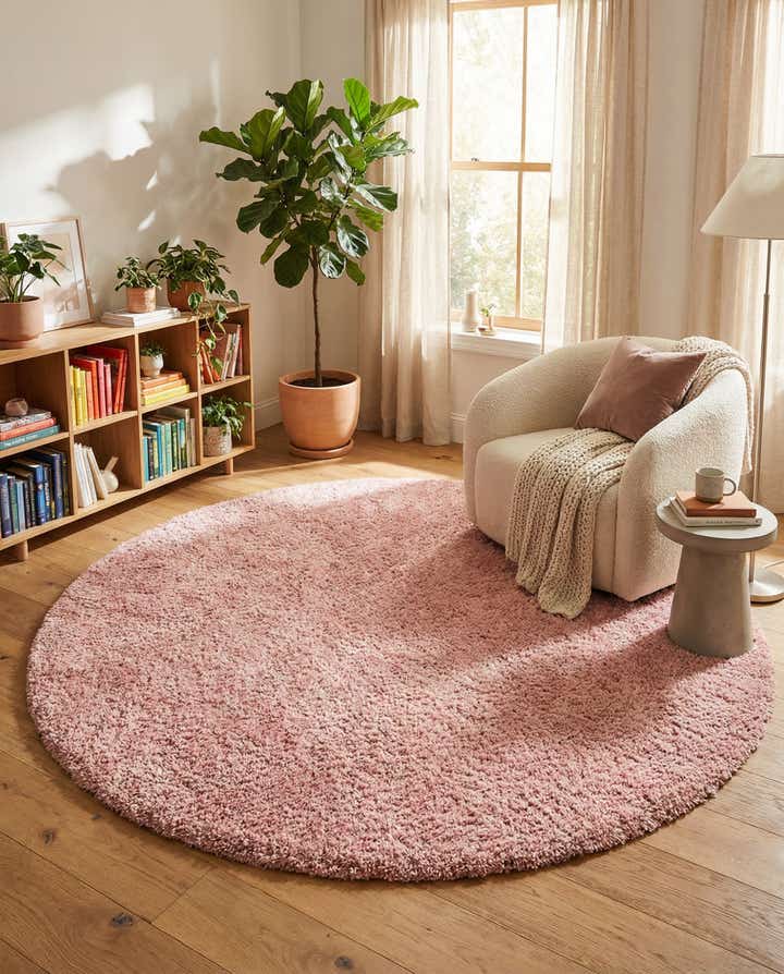 10' x 10' Zermatt Shag Round Rug