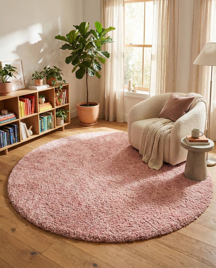 Detail image of 10' x 10' Zermatt Shag Round Rug