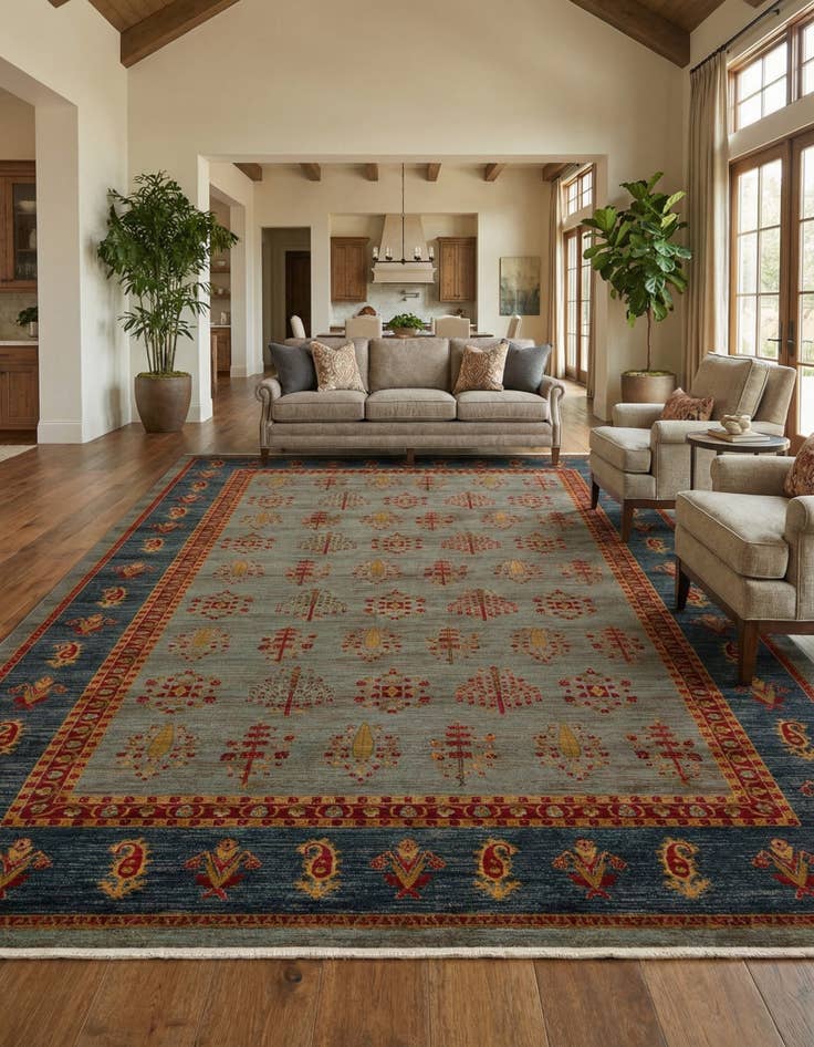 Detail image of 10' 8 x 16' 5 Kashkuli Gabbeh Rug