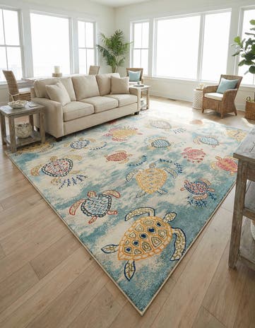 10' x 14' 1 Washable Amalfi Rug