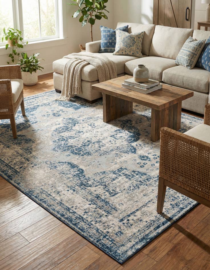 Detail image of 7' 10 x 10' Monte Carlo Rug