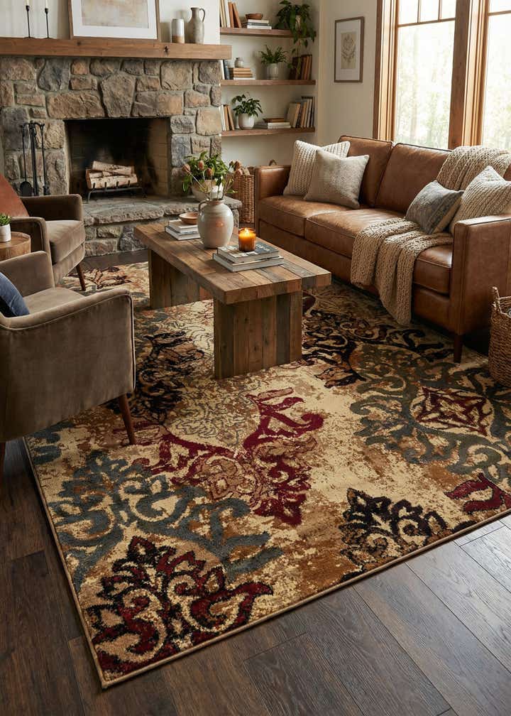 7' x 10' Coffee Shop Rug