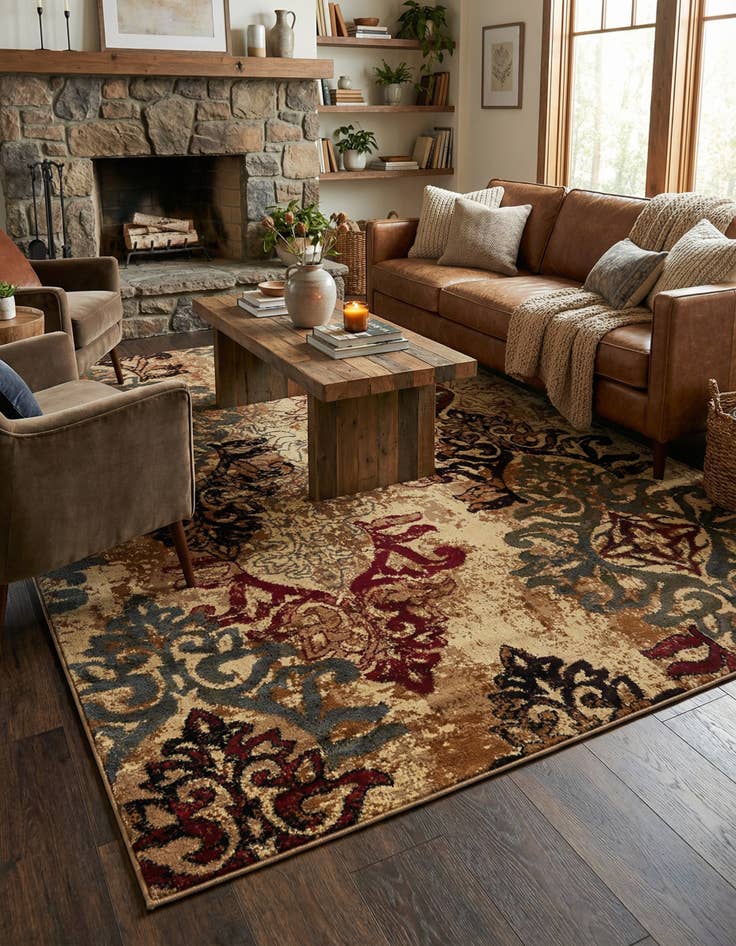 Detail image of 7' x 10' Coffee Shop Rug