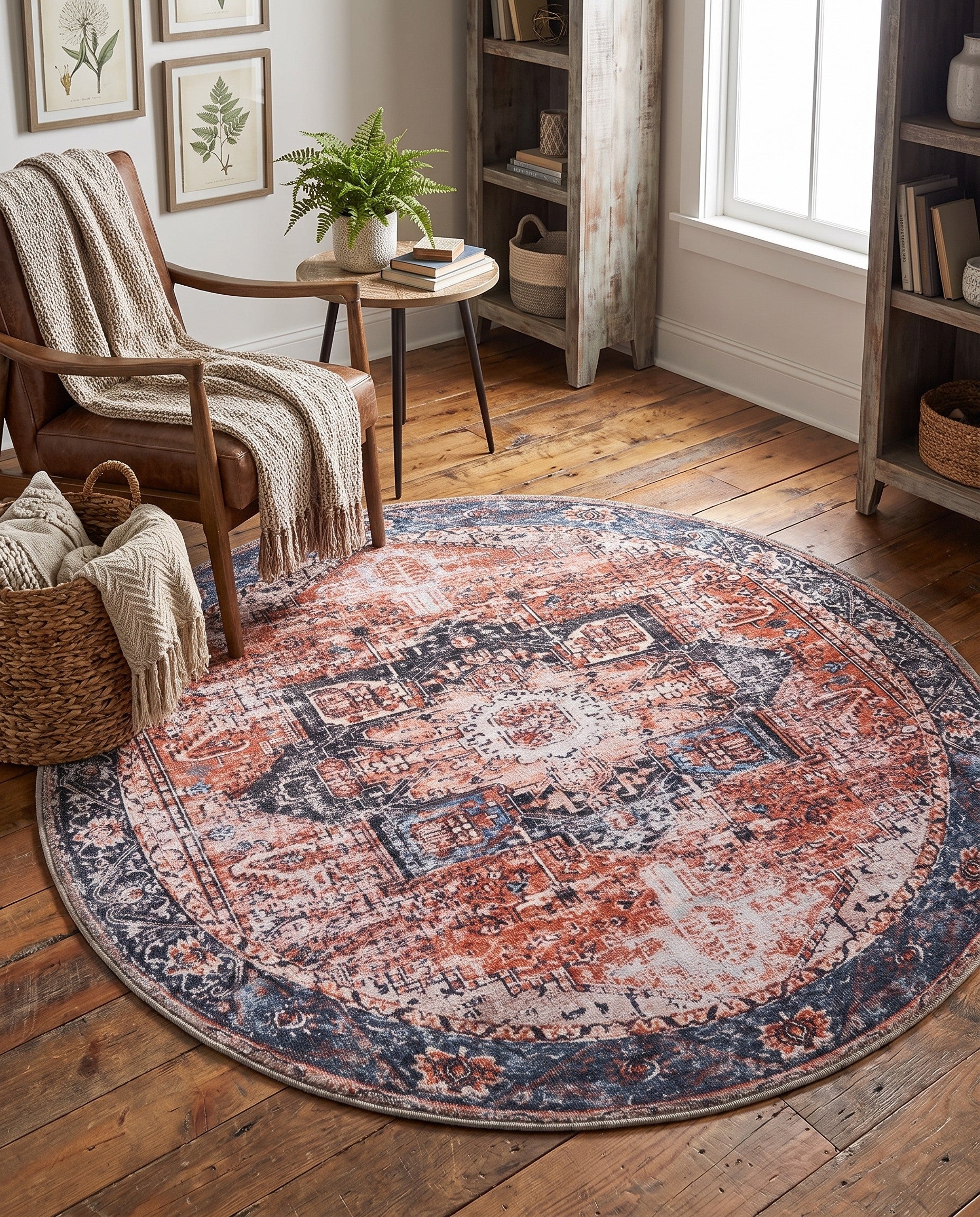 4' x 4' Yara Round Rug