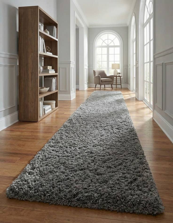 Detail image of 2' 7 x 13' Infinity Shag Runner Rug
