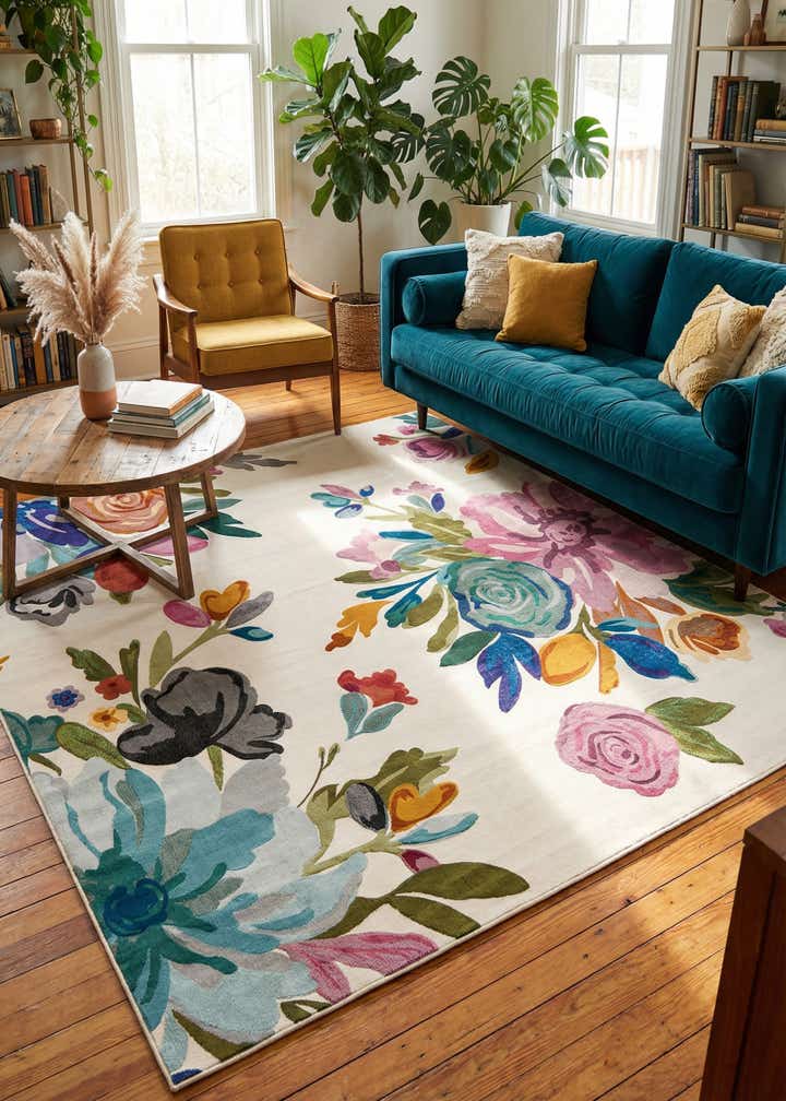 10' x 10' Blossom Square Rug