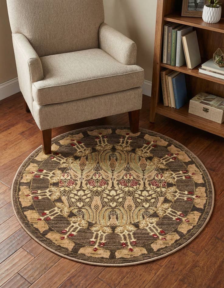 Detail image of 3' x 3' Kensington Round Rug