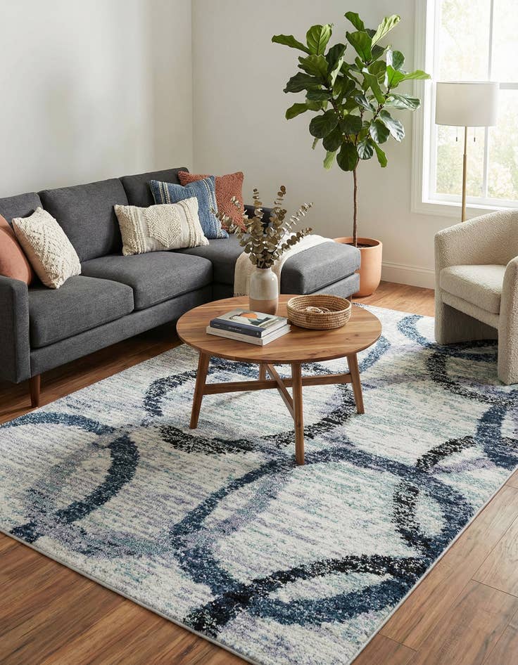 Detail image of 6' 1 x 9' Tucson Rug
