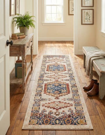 Cream Eden Runner Rug