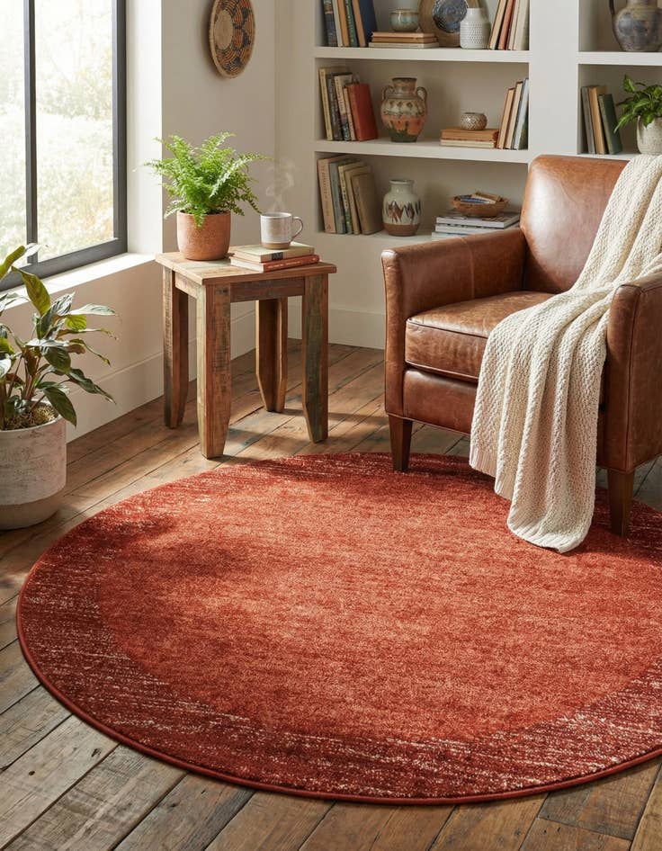 Detail image of 4' x 4' Angelica Round Rug