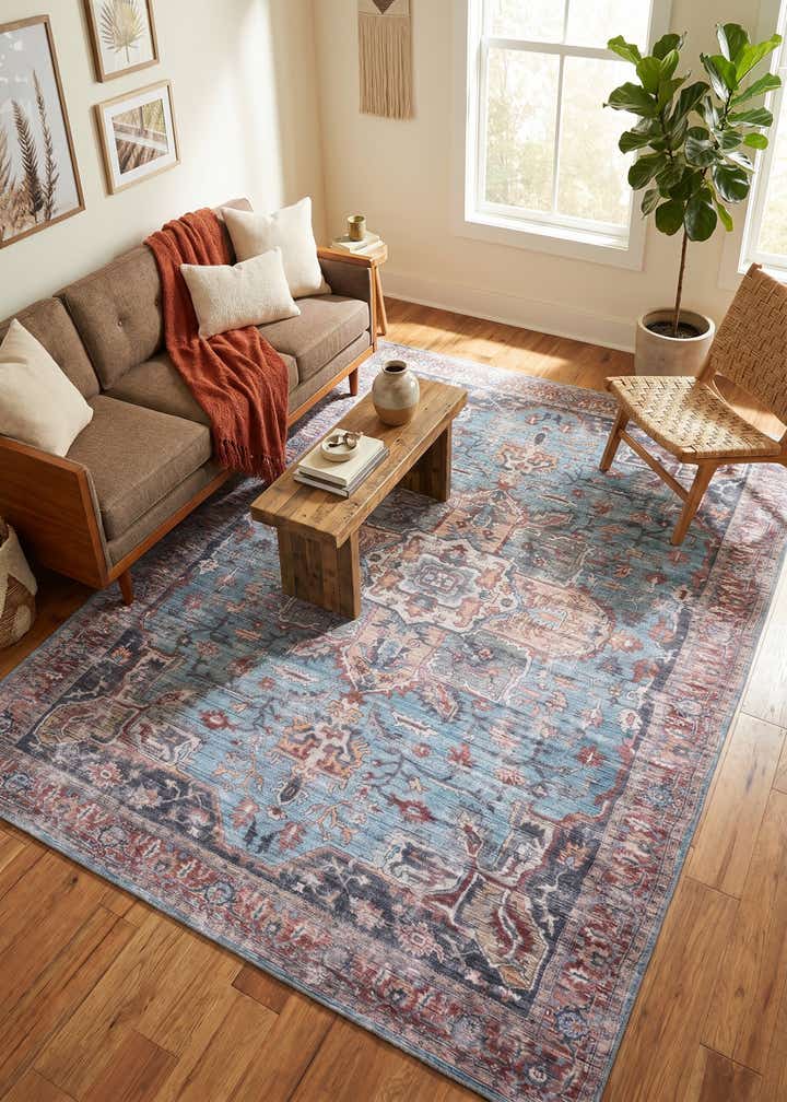 9' 2 x 12' Washable Maahru Rug