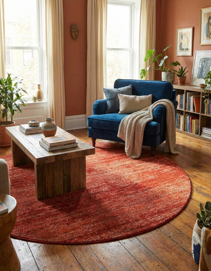 Detail image of 6' x 6' Angelica Round Rug