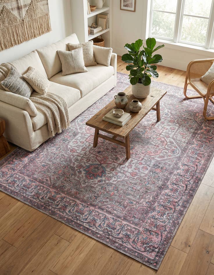 Detail image of 9' 2 x 12'  Washable Mangata Rug