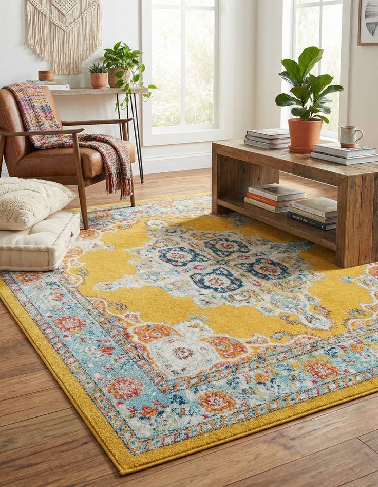 Detail image of 7' 10 x 7' 10 Parker Square Rug