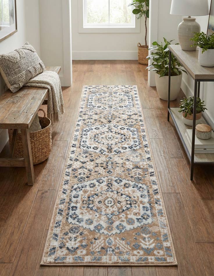 Detail image of 2' x 8' Oxford Runner Rug
