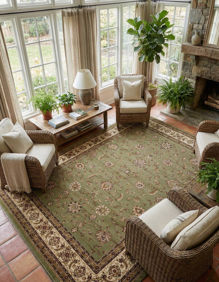 Detail image of 10' x 13' Classic Agra Rug