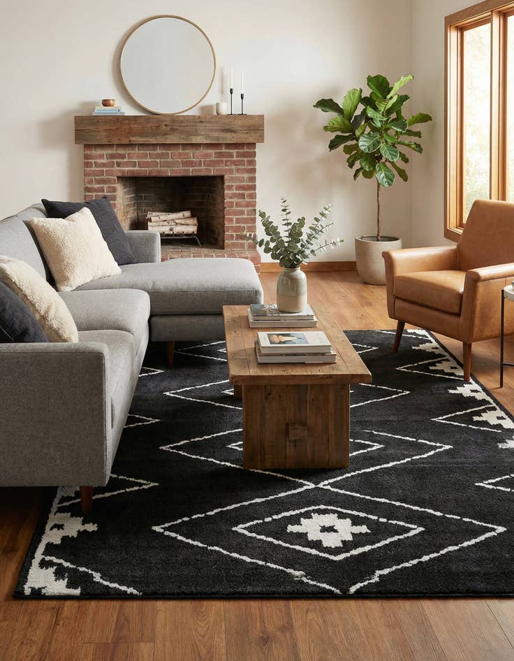 Detail image of 7' 10 x 10' Oslo Rug