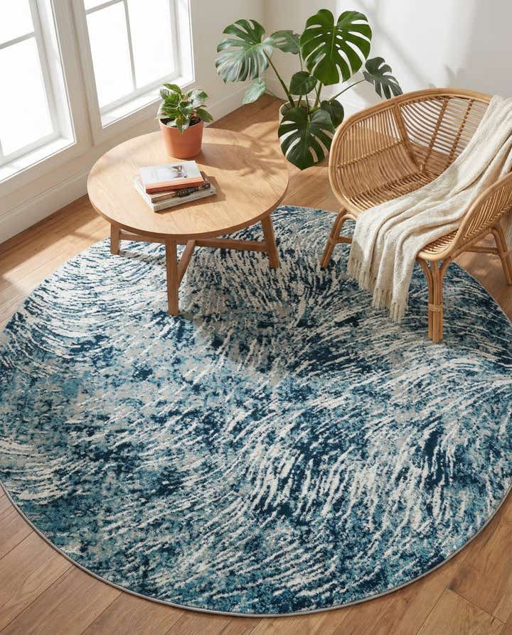 7' x 7' Oasis Round Rug