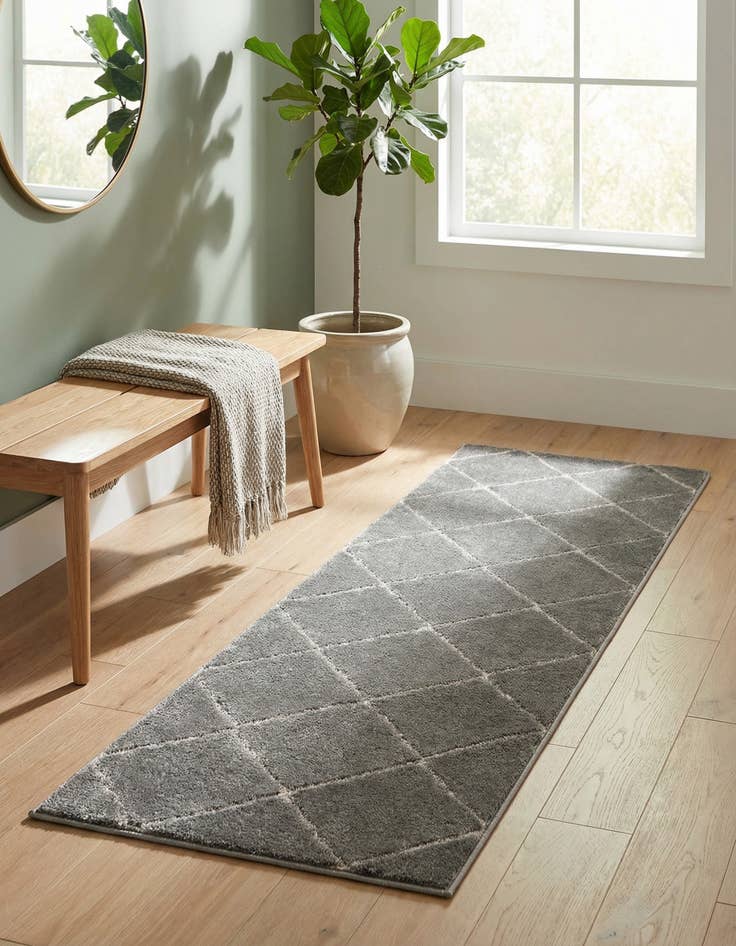 Detail image of 2' x 6' Vogue Geo Runner Rug