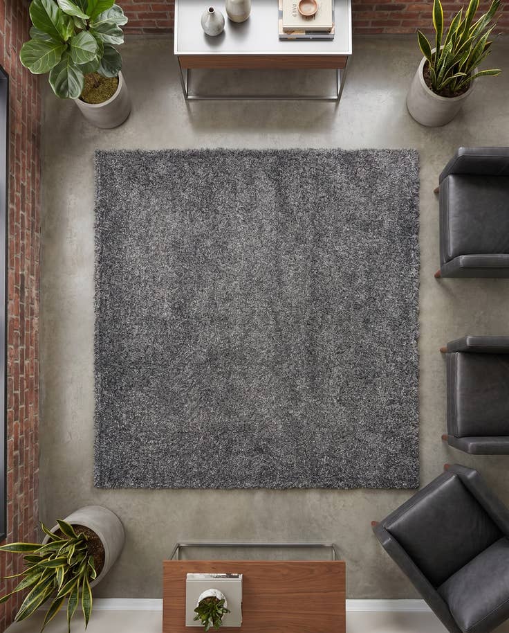 Detail image of 7' x 7' Zermatt Shag Square Rug