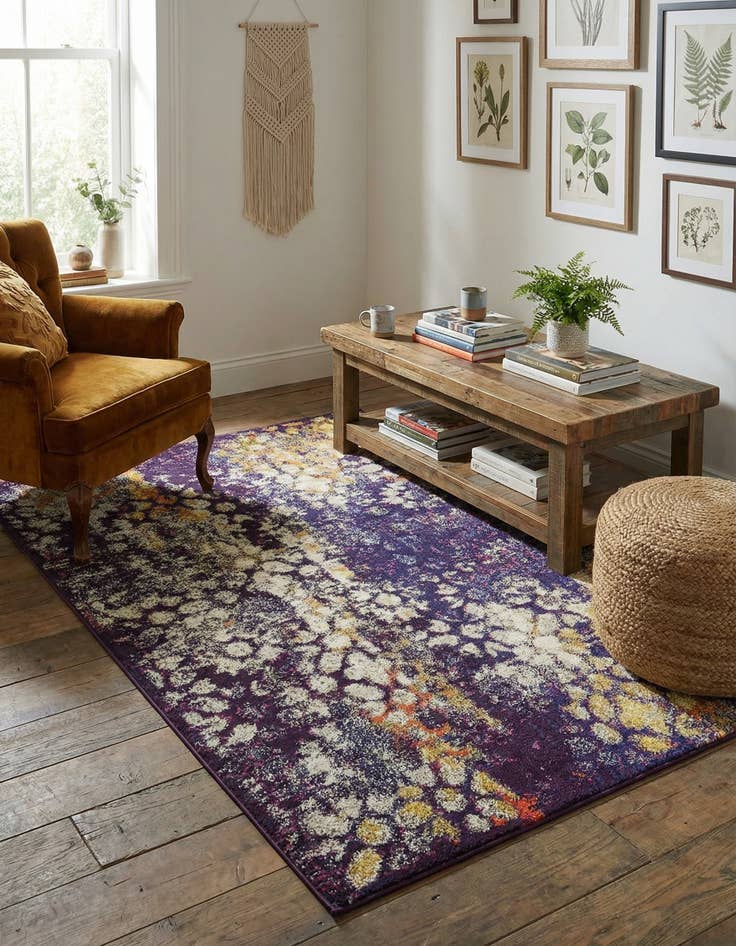 Detail image of 4' x 6' Washable Carnevale Rug