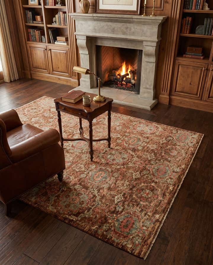 5' x 6' 7 Hand Knotted Ariana Ziegler Rug