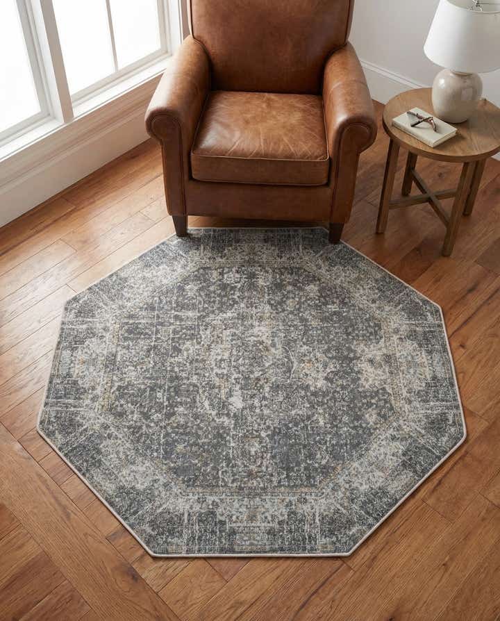 4' 3 x 4' 3 Santiago Octagon Rug