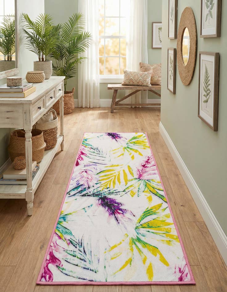 Detail image of 2' x 5' 1 Washable Jill Zarin Caribbean Indoor / Outdoor Runner Rug