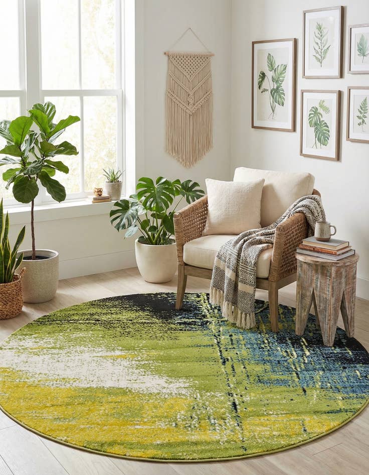 Detail image of 6' x 6' Tuscany Round Rug