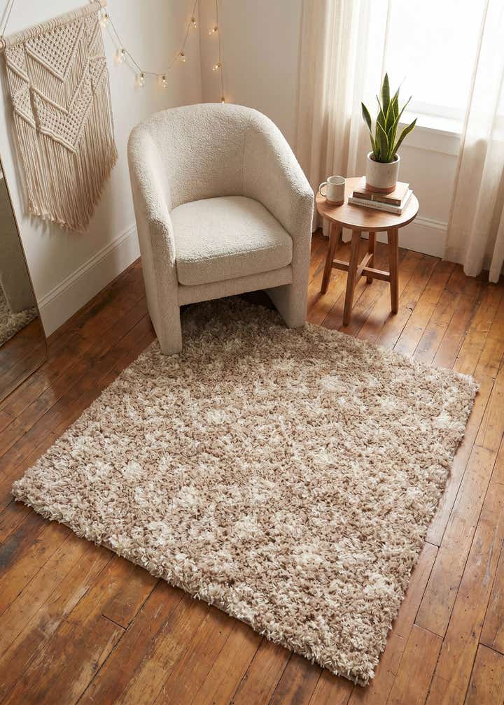3' x 3' Moroccan Trellis Shag Square Rug