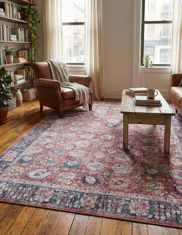 Detail image of 8' 4 x 12' Washable Timeless Rug