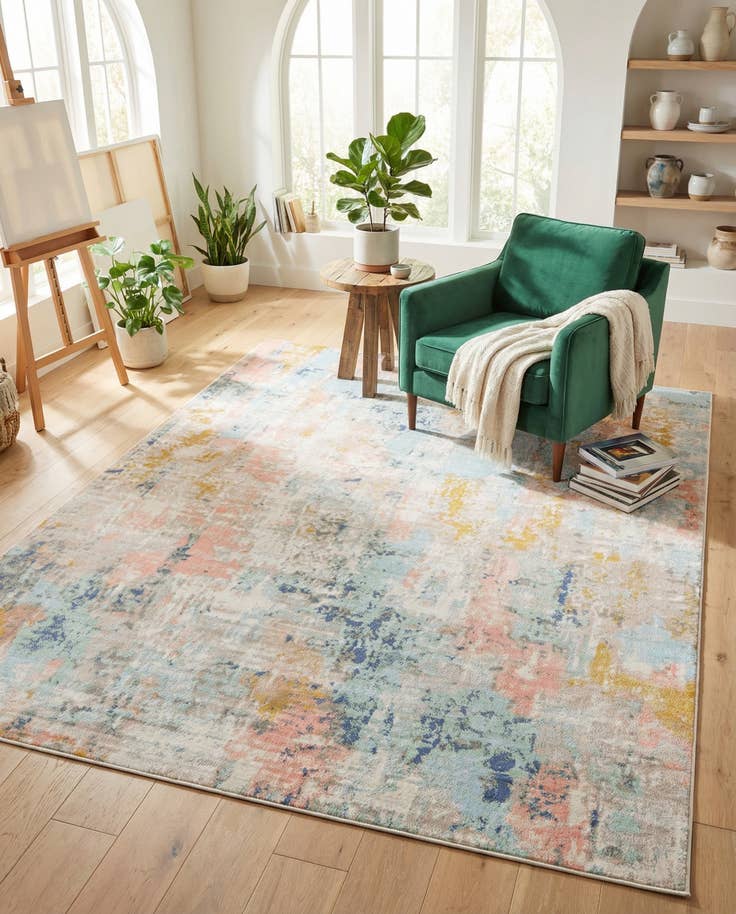 Detail image of 7' 10 x 10' Lotus Rug