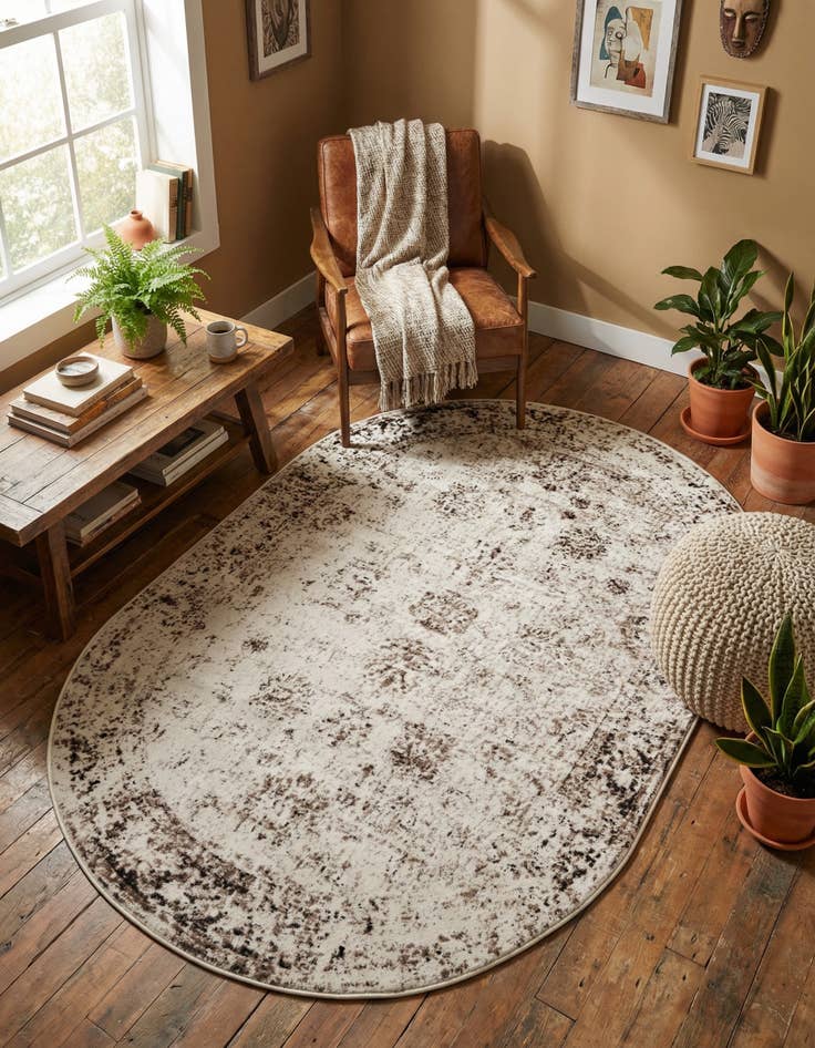 Detail image of 5' 3 x 8' Monaco Oval Rug