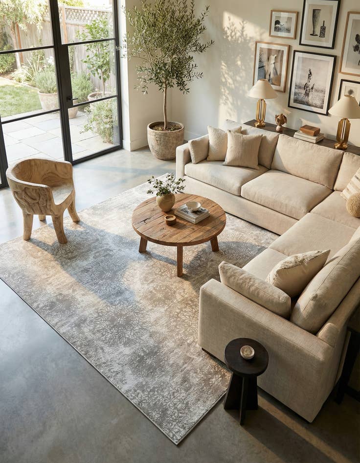 Detail image of  13' x 13' Monte Carlo Square Rug