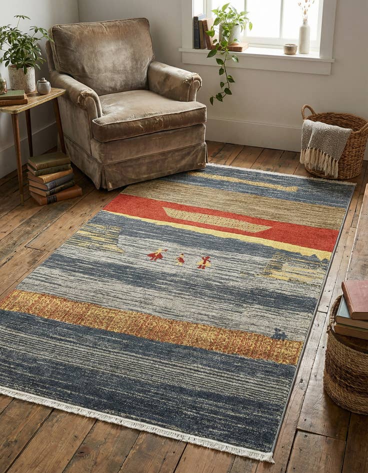 Detail image of 3' x 5' 3 Kashkuli Gabbeh Rug