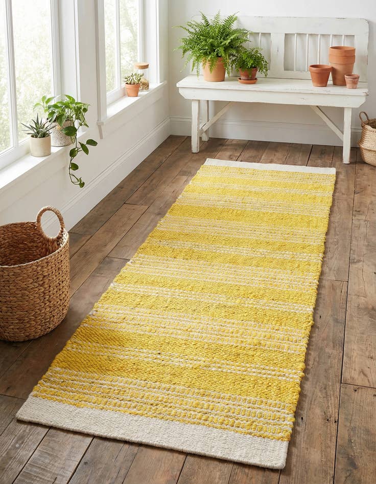 Detail image of 2' x 5' 1 Hand Woven Lariat Runner Rug