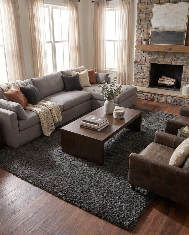 10' x 13' Zermatt Shag Rug