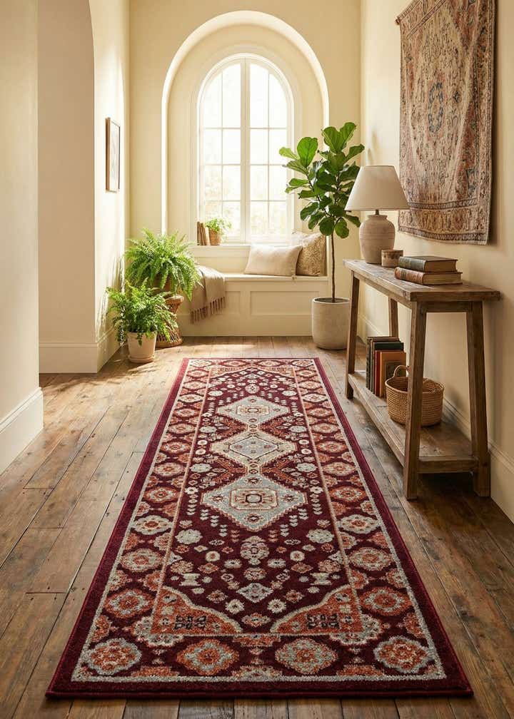2' x 6' Kamala Washable Runner Rug