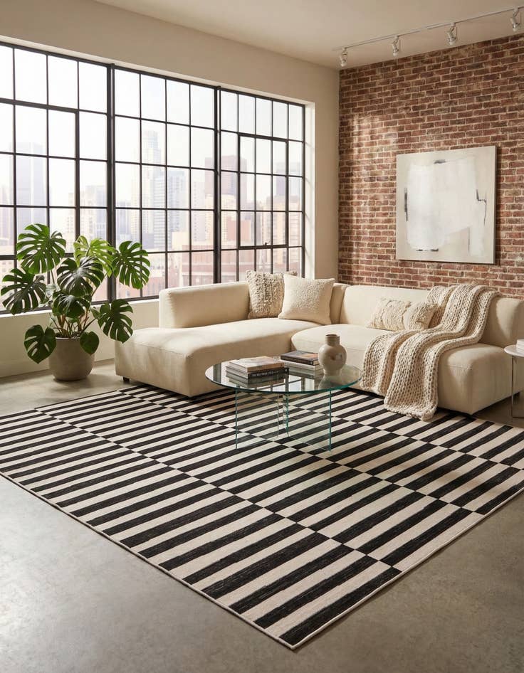 Detail image of 10' x 10' Tribeca Square Rug